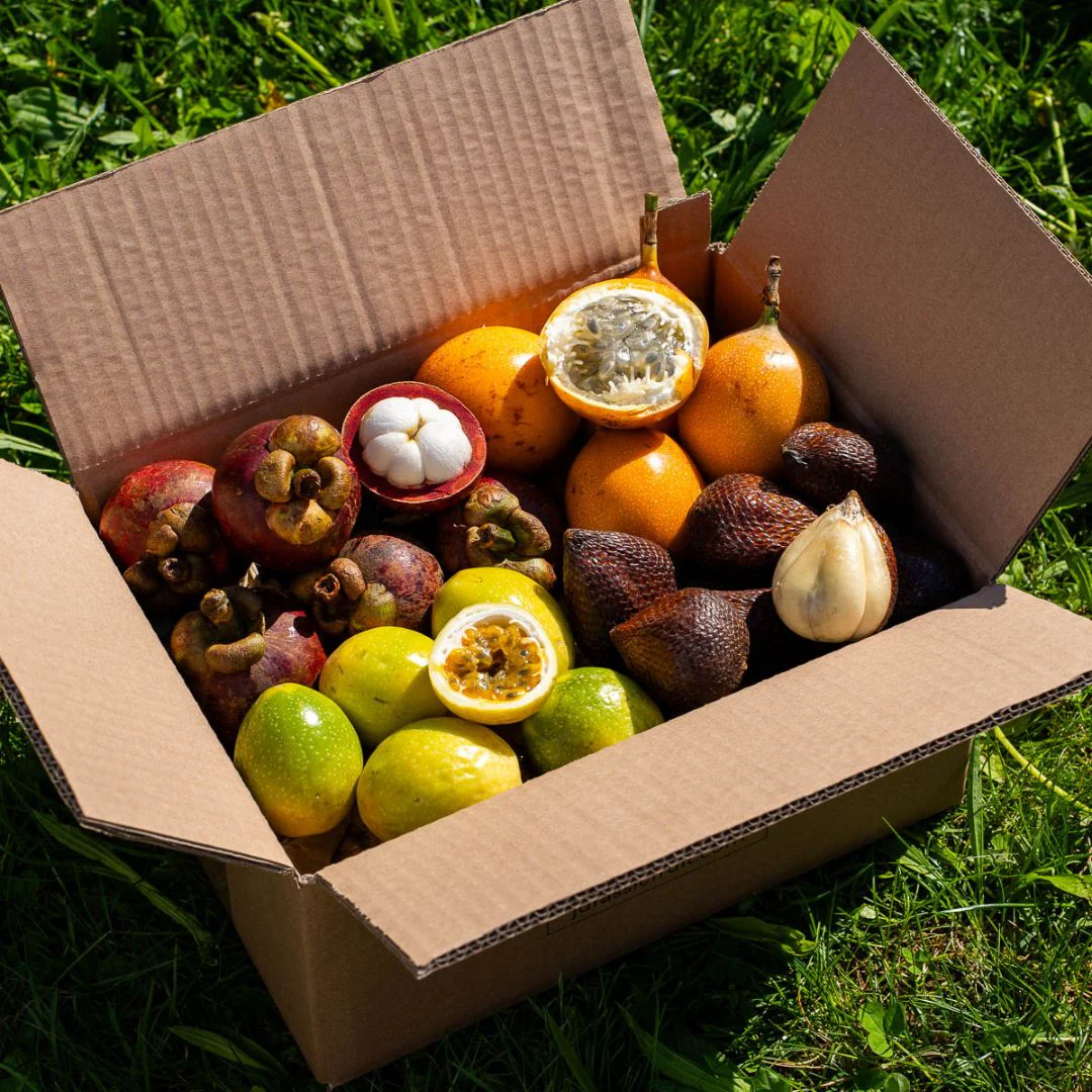 Opération sur les box de fruits exotiques